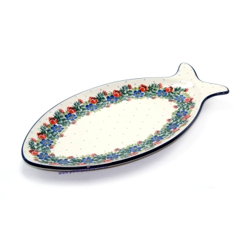 Półmisek ryba duży 35cm dek. 1535X Wianek